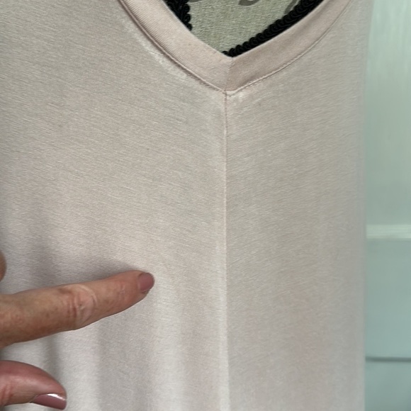 Workshop REPUBLIC CLOTHING Bare (Pale Pink) Cut & Sew Raw Cut Hem Midi Dress - Picture 8 of 10